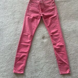 Hudson Red Wash Jeans